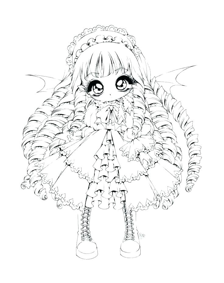 Vampire Girl Coloring Pages