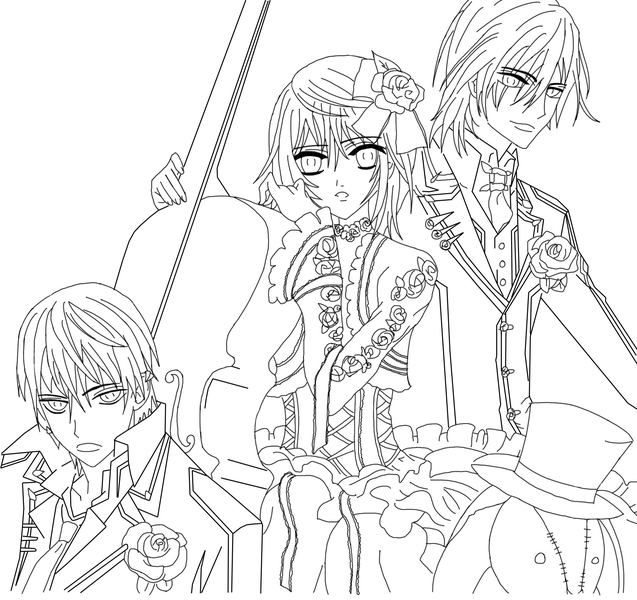 637x600 Gothic For Coloring