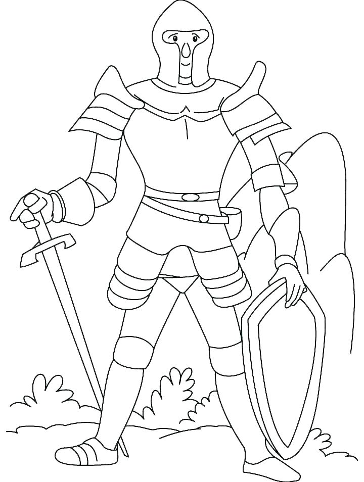 720x954 Knights Coloring Pages