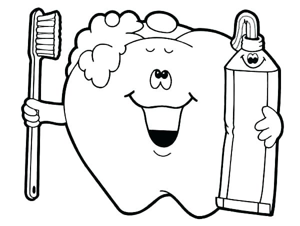 600x453 Tools Coloring Pages Dentist Page Free Printable Dental Inside