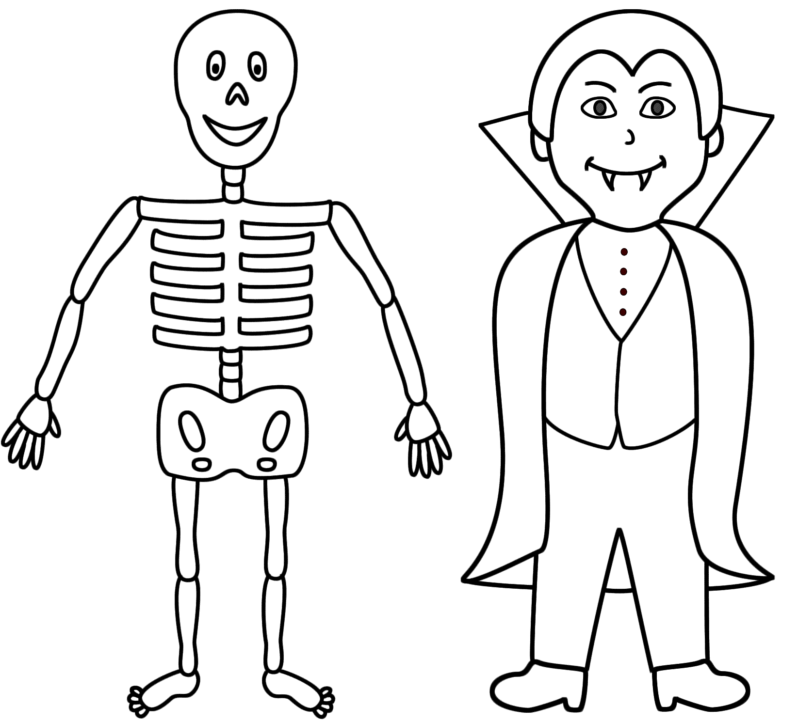 1645x1490 Vampires Coloring Pages