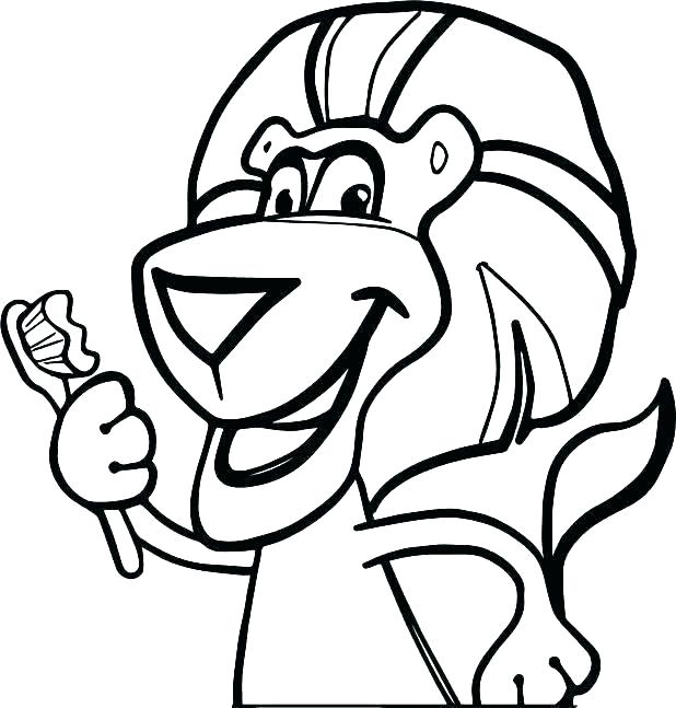 618x647 Teeth Coloring Pages