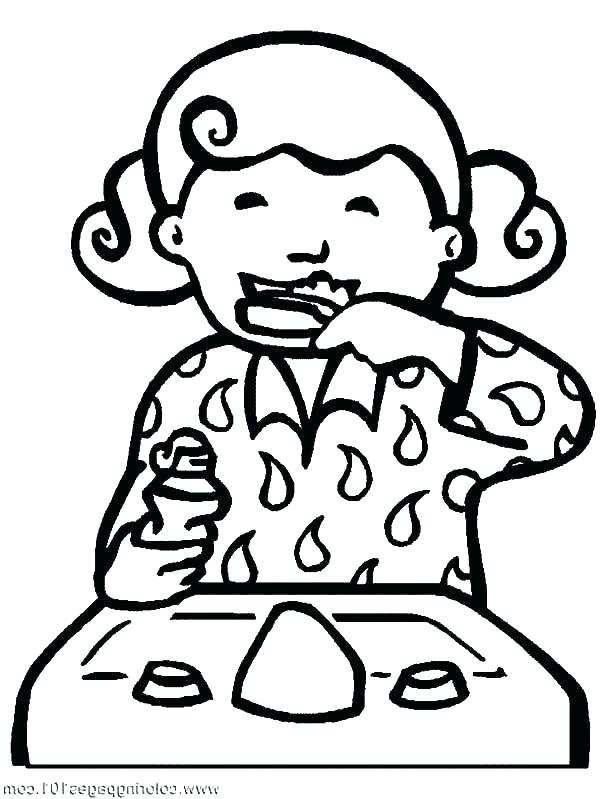 600x799 Dental Health Coloring Sheets