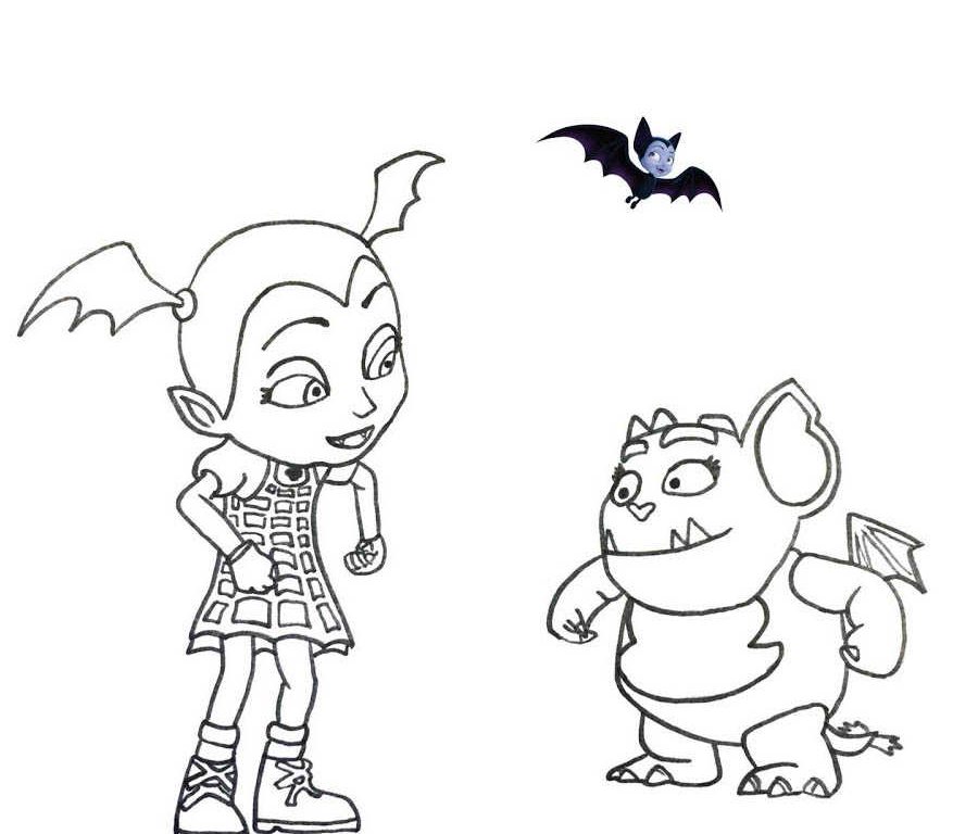 900x768 Excellent Decoration Vampirina Coloring Pages Vampirina Coloring