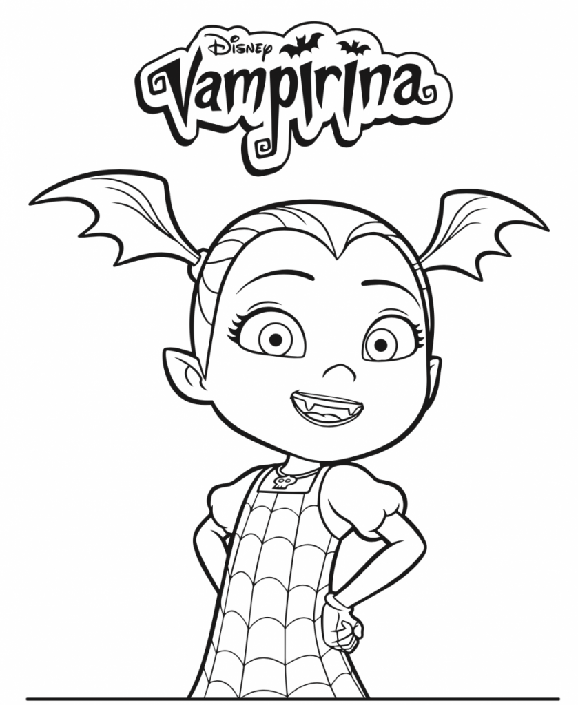 839x1024 Free Printable Vampirina Coloring Pages (10 Pages) Coloring