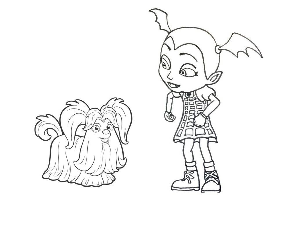 1000x800 Fresh Vampirina Coloring Pages Free Printable Design Great