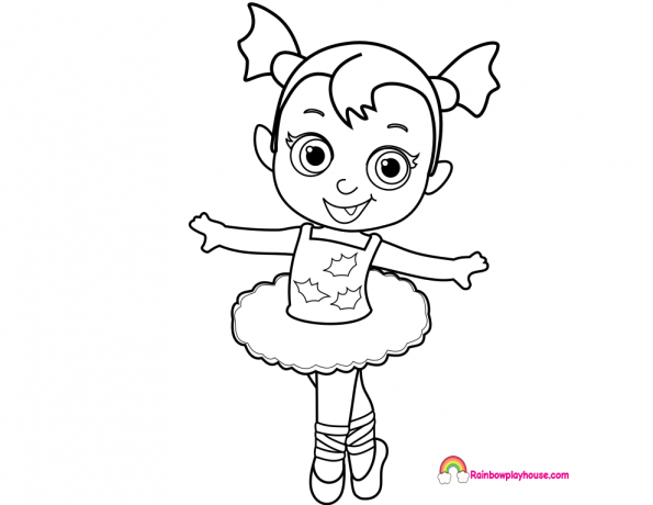 595x460 Vampirina Coloring Pages Archives