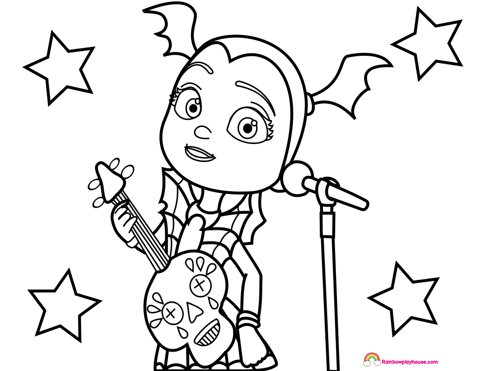 990x765 Vampirina Coloring Pages Vampirina Coloring Pages Coloring Pages