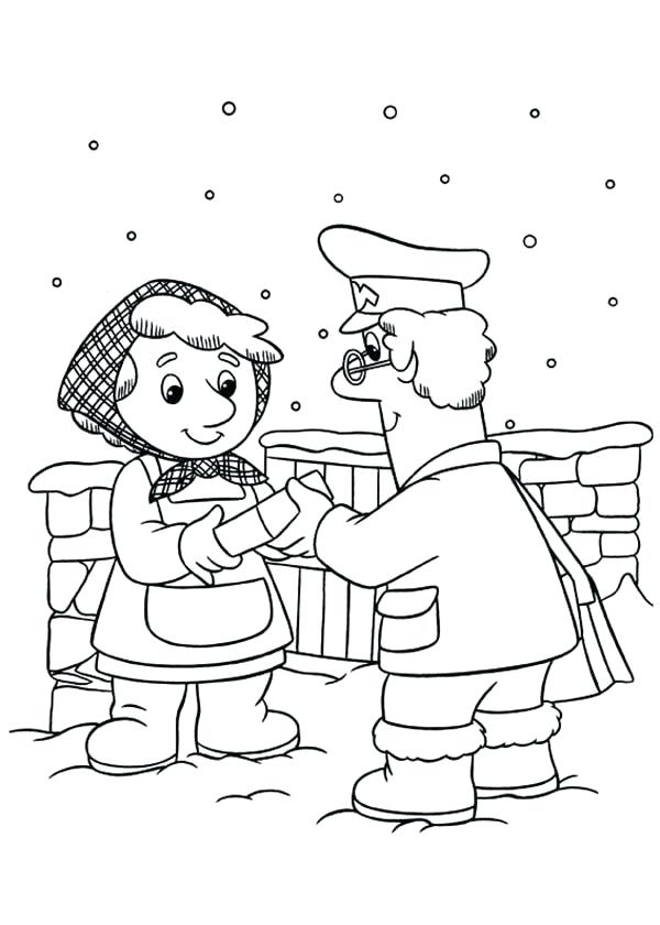 600x840 Postman Pat Coloring Pages Colorg Postman Pat Van Colouring Pages