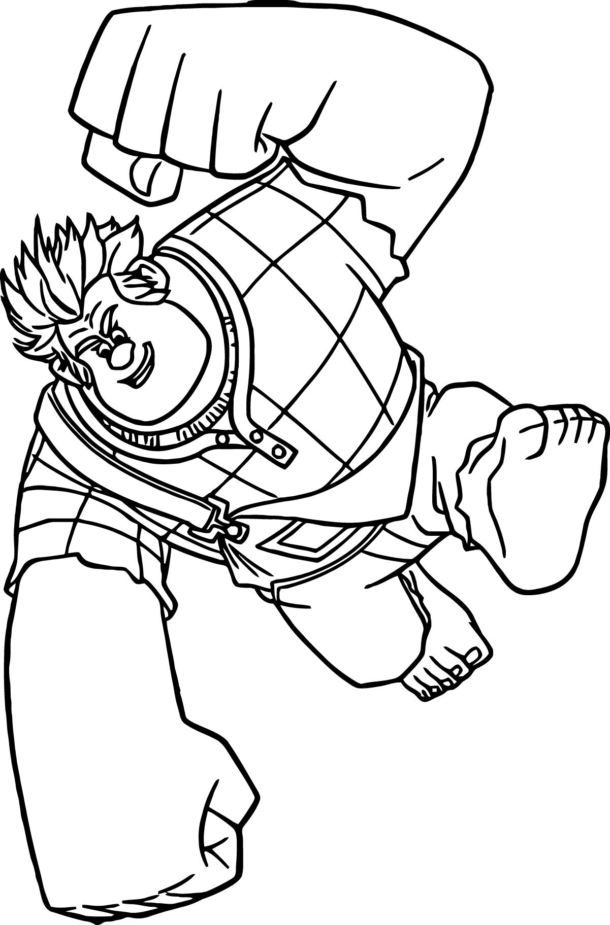 1201x1823 Printable Ralph And Vanellope Coloring Pages For Kids Best Wreck