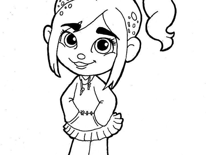 723x544 Race Coloring Pages For Kids Printable Free Wreck It Ralph General