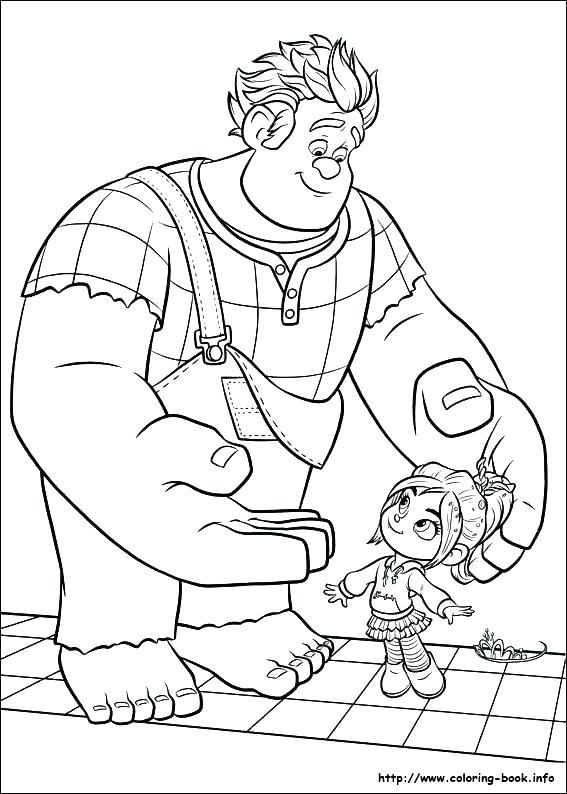 567x794 Wreck It Ralph Vanellope Coloring Pages Coloring Pages Wreck It