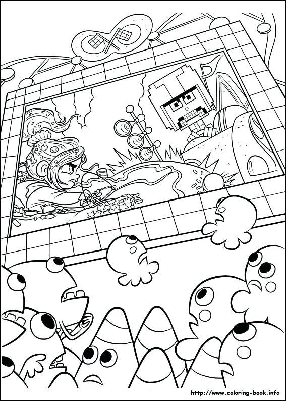 567x794 Wreck It Ralph Vanellope Von Schweetz Coloring Pages Best Sheets