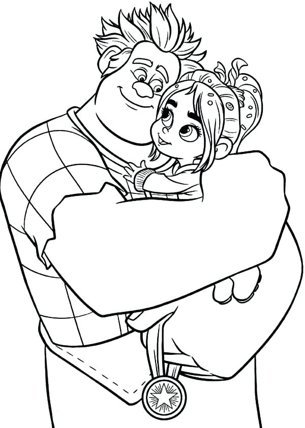 600x843 Wreck It Ralph Vanellope Coloring Pages Wreck It Ralph Vanellope
