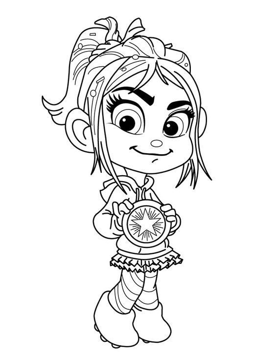 564x725 Wreck It Ralph Coloring Pages Birthdays, Cricut And Crayons