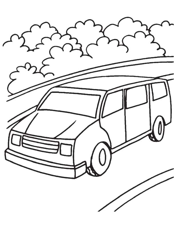 612x792 Mini Van Coloring Page Download Free Mini Van Coloring Page