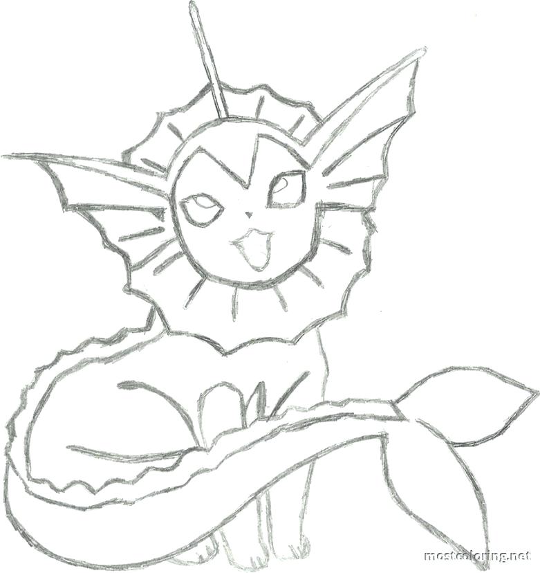 781x828 Vaporeon Coloring Pages Coloring Page Pic Vaporeon Colouring Pages