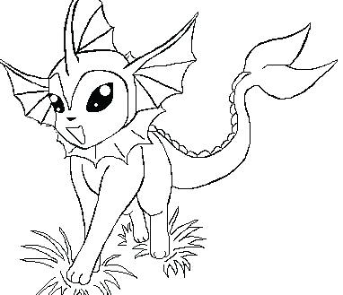 382x329 Vaporeon Coloring Pages Coloring Pages Amazing Colouring Vaporeon