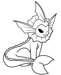 205x250 Scarce Vaporeon Coloring Pages