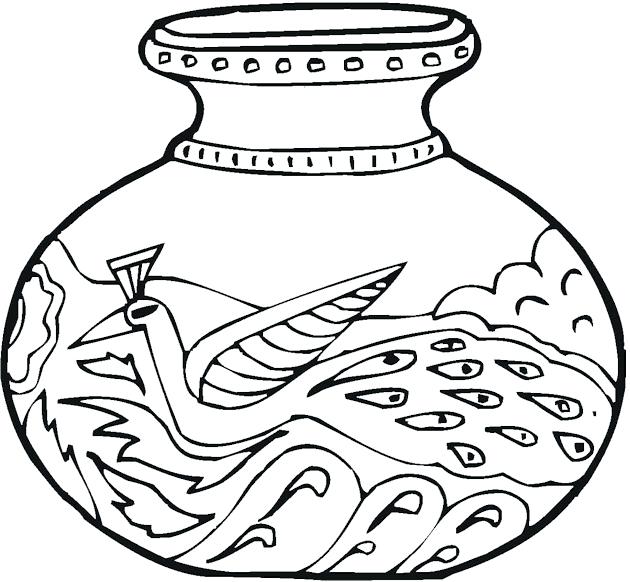 630x582 Greek Vase Coloring Page Ancient Greek Vase Coloring Page