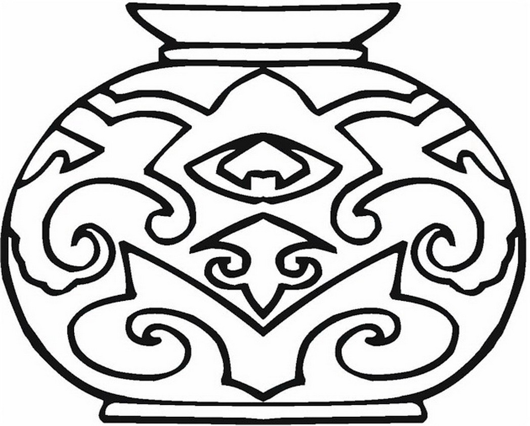 1048x843 Vase Coloring Page Colorpagesformom Coloringpages Vases 603457