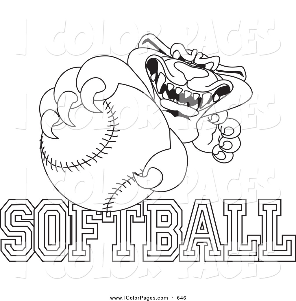 1024x1044 Vector Coloring Page Of A Outline Design Panther Character Mascot