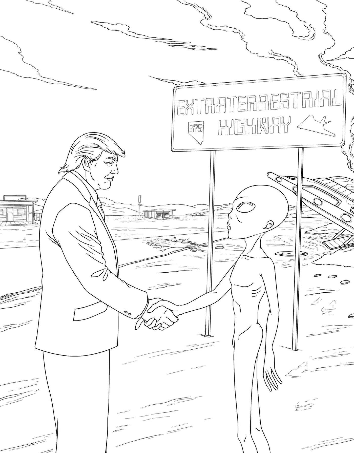 1399x1788 The Trump Coloring Book Book By M. G. Anthony Official
