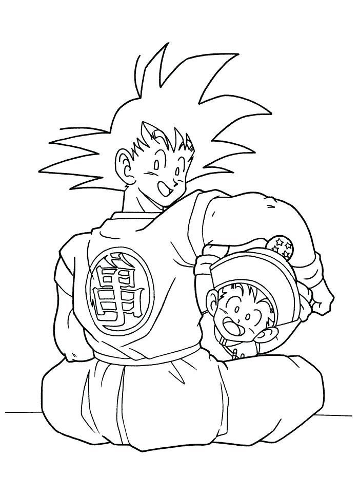 700x962 Goku Coloring Page Coloring Pages Of Coloring Sheets Super 2