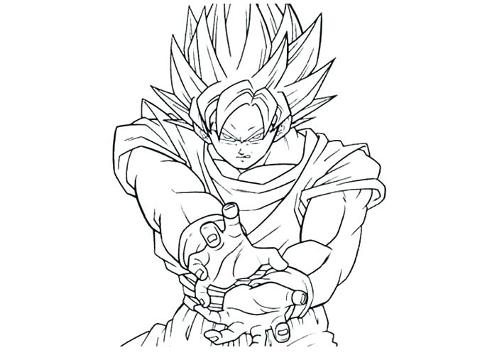 700x500 Super Saiyan Coloring Pages Dragon Ball Z Coloring Pages Super