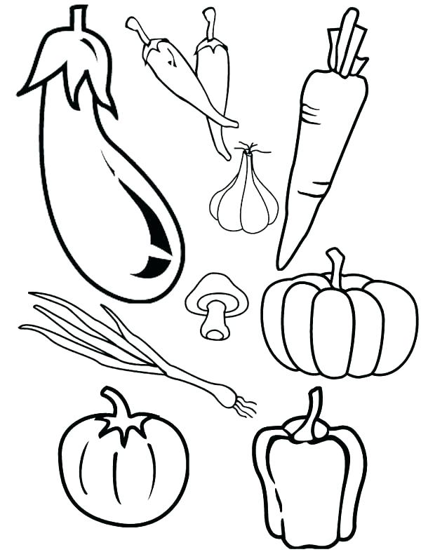 600x787 Coloring Fruits And Vegetables Plus Cornucopia Food Coloring Pages