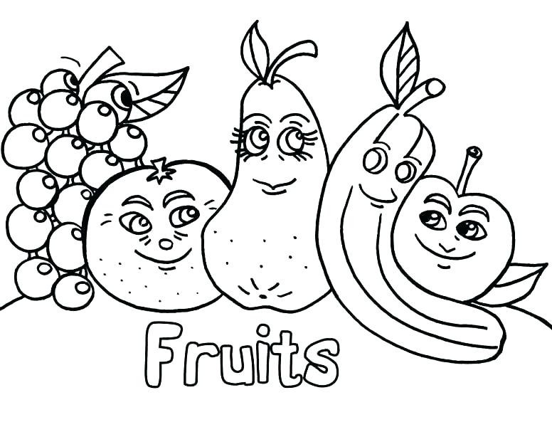 776x600 Vegetable Coloring Pages Free Printable Vegetable Coloring Pages