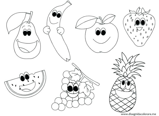 Vegetables Coloring Pages For Kindergarten