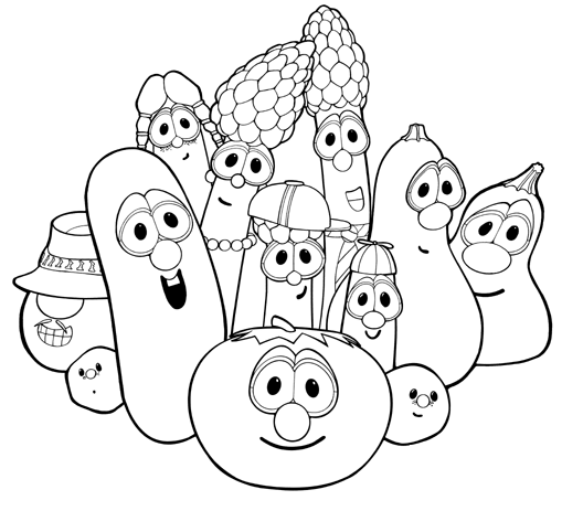 528x463 Veggie Tales Coloring Page Larry Boy Birthday Party