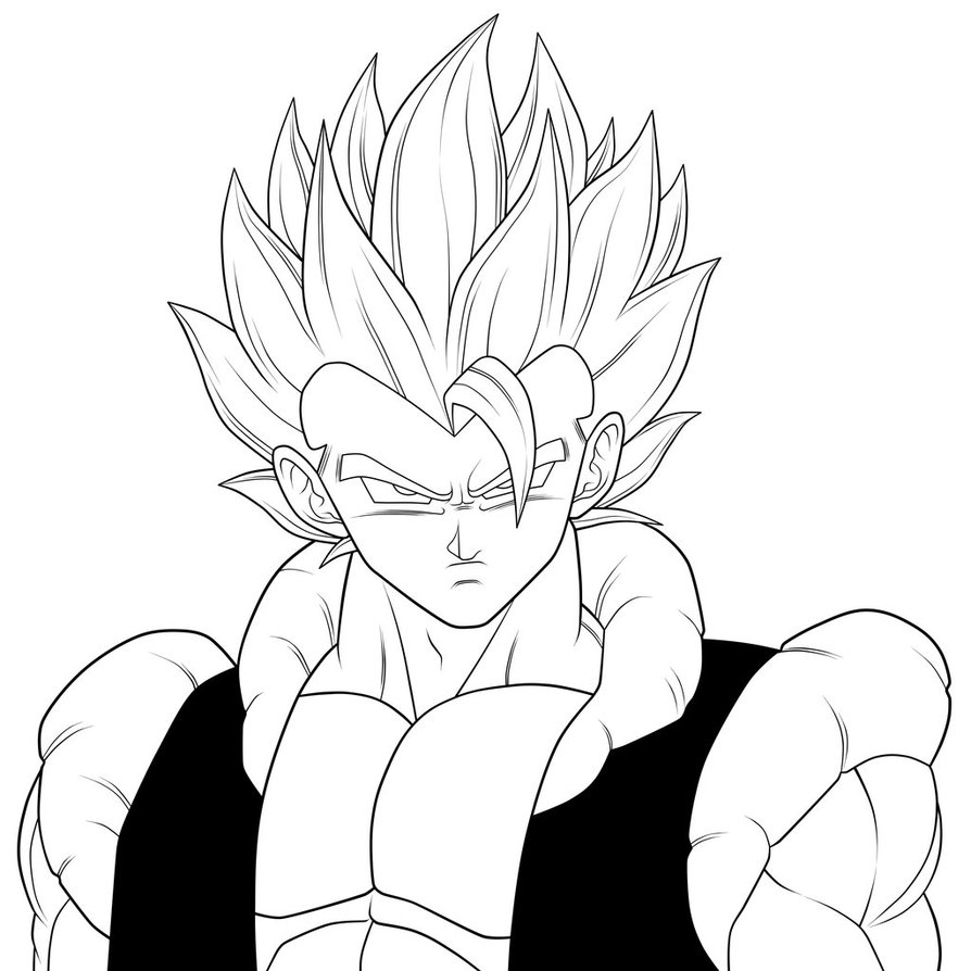 Vegito Coloring Pages