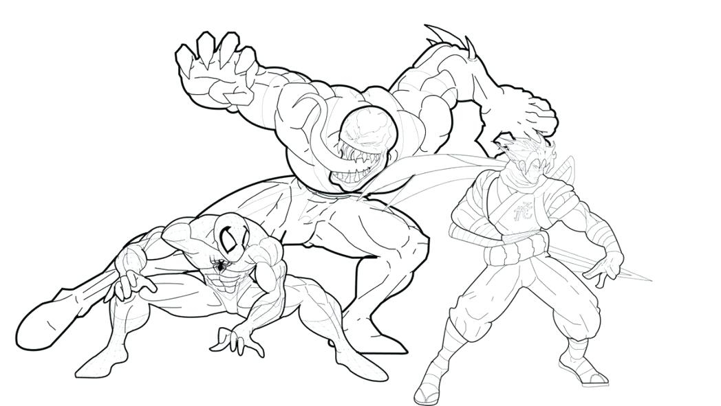 1048x591 Spiderman Vs Venom Coloring Pages Carnage Coloring Pages Carnage