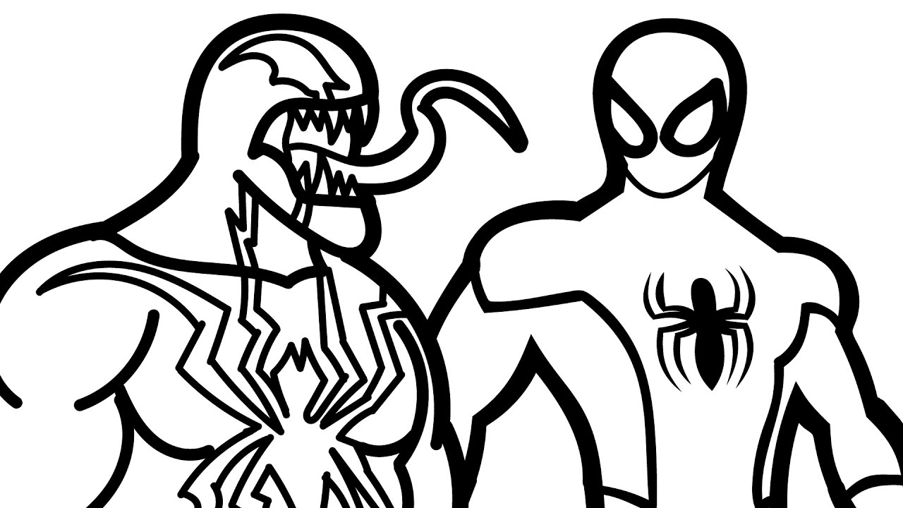 1280x720 Compromise Venom Coloring Pages To Print Paginone Biz