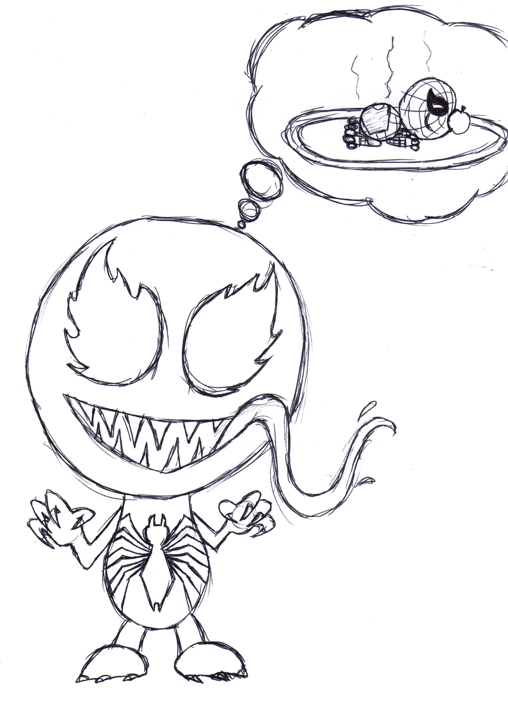 1972x2729 Venom, Spiderman Enemy Coloring Pages Printable