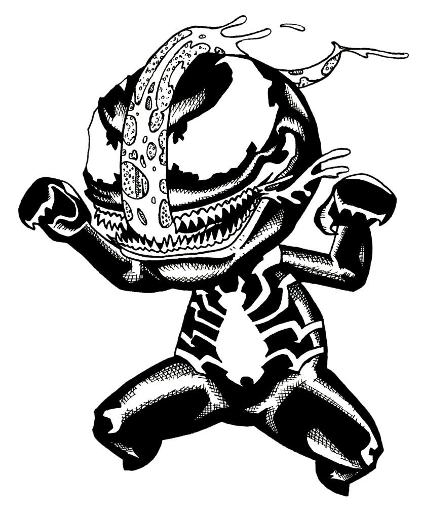 831x1023 Red Venom Coloring Pages Coloring Pages Color Sheets