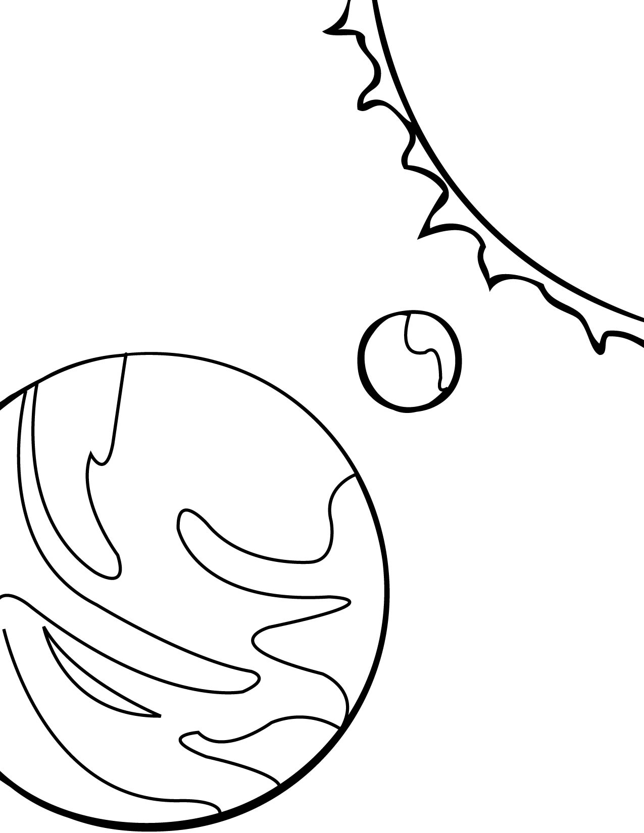 1275x1650 Venus Coloring Page