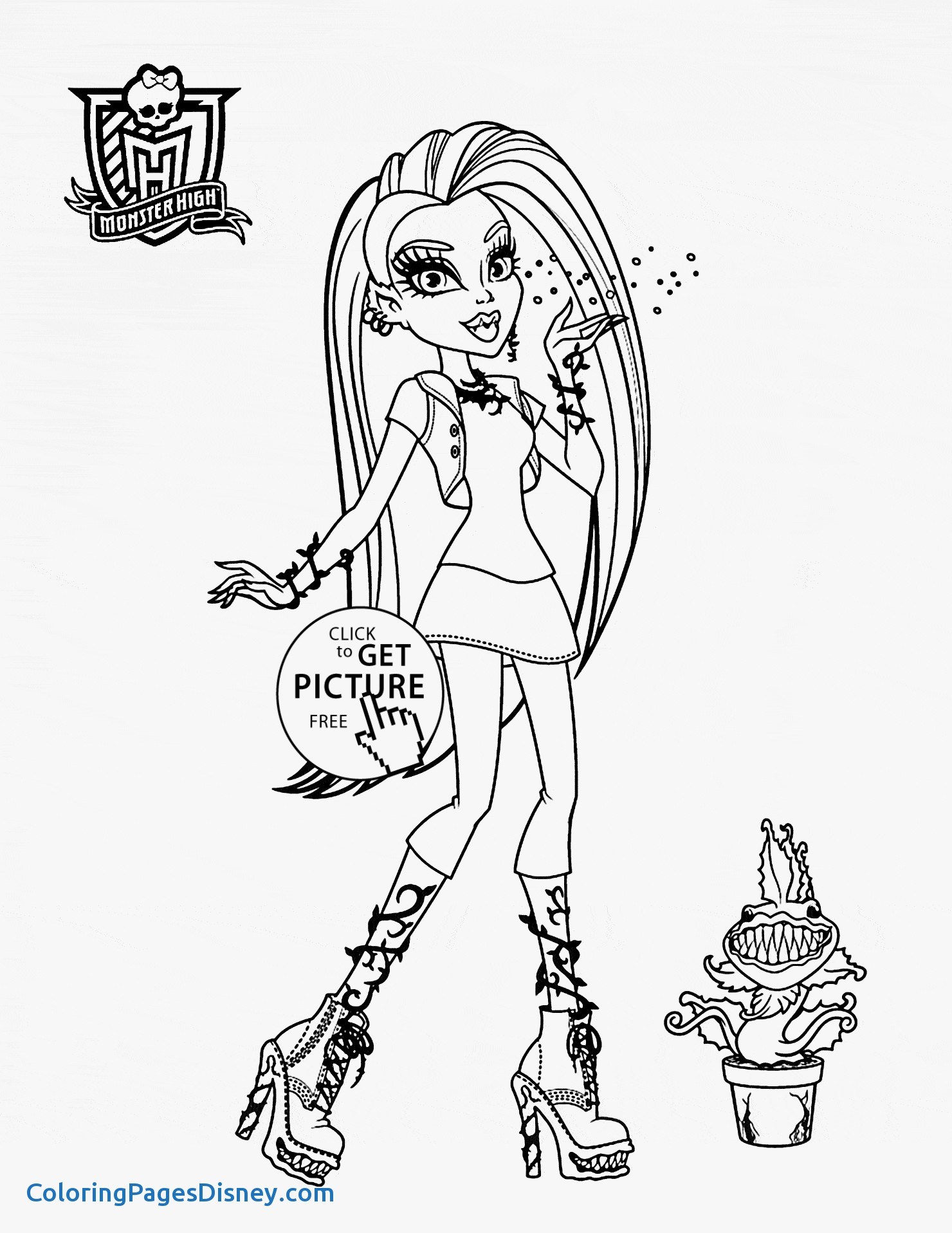 1480x1916 Venus Fly Trap Coloring Pages Elegant Venus Mcflytrap Monster High