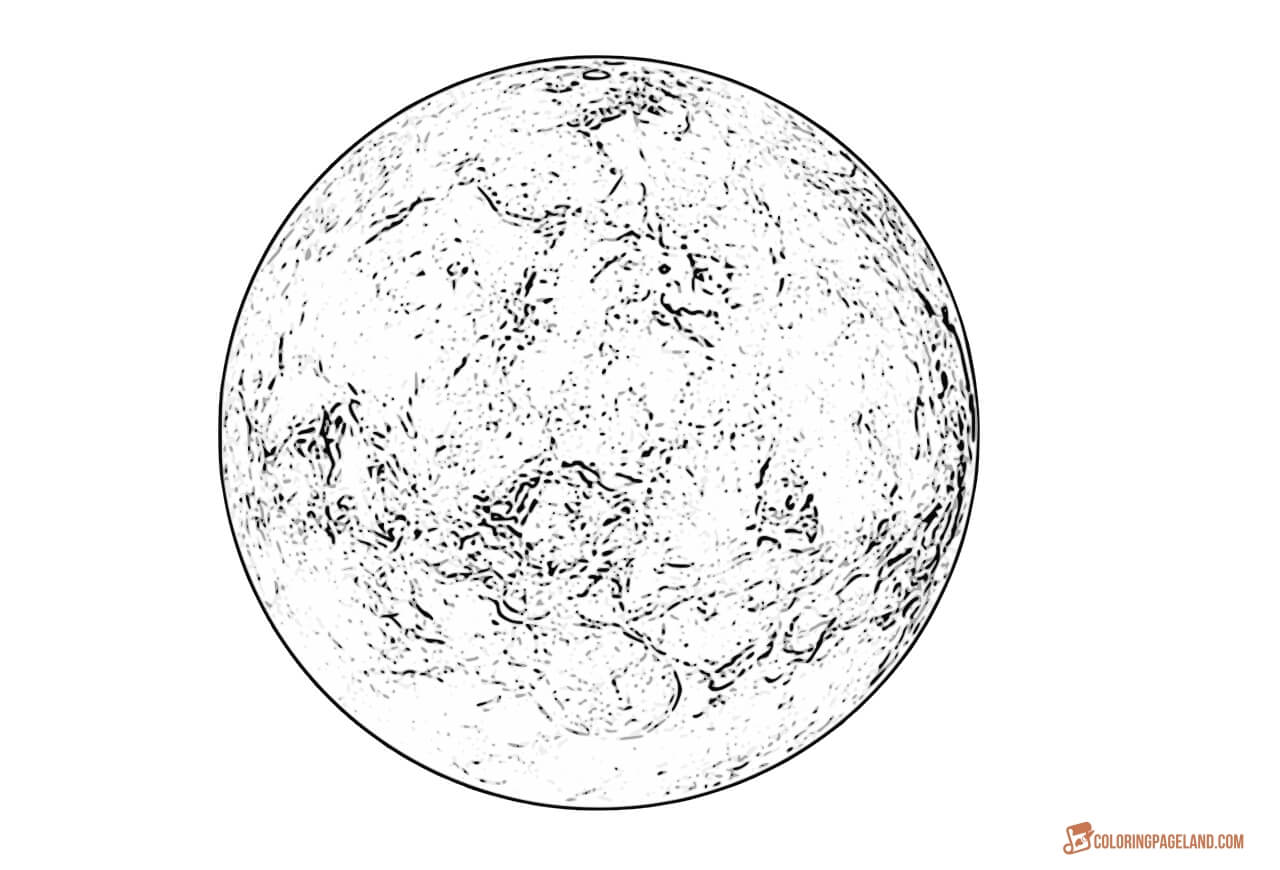 1280x870 Planets Coloring Pages