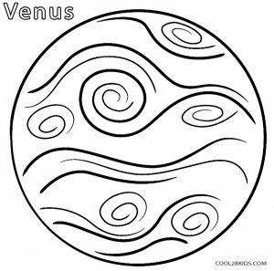 300x297 Venus Planet Coloring Pages Planets, Solar