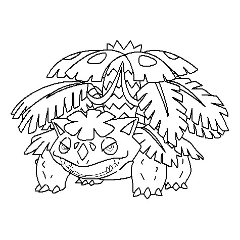 Venusaur Coloring Page