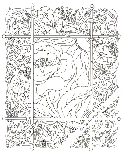 399x500 Cynthia Emerlye, Vermont Artist And Life Coach Rose Window