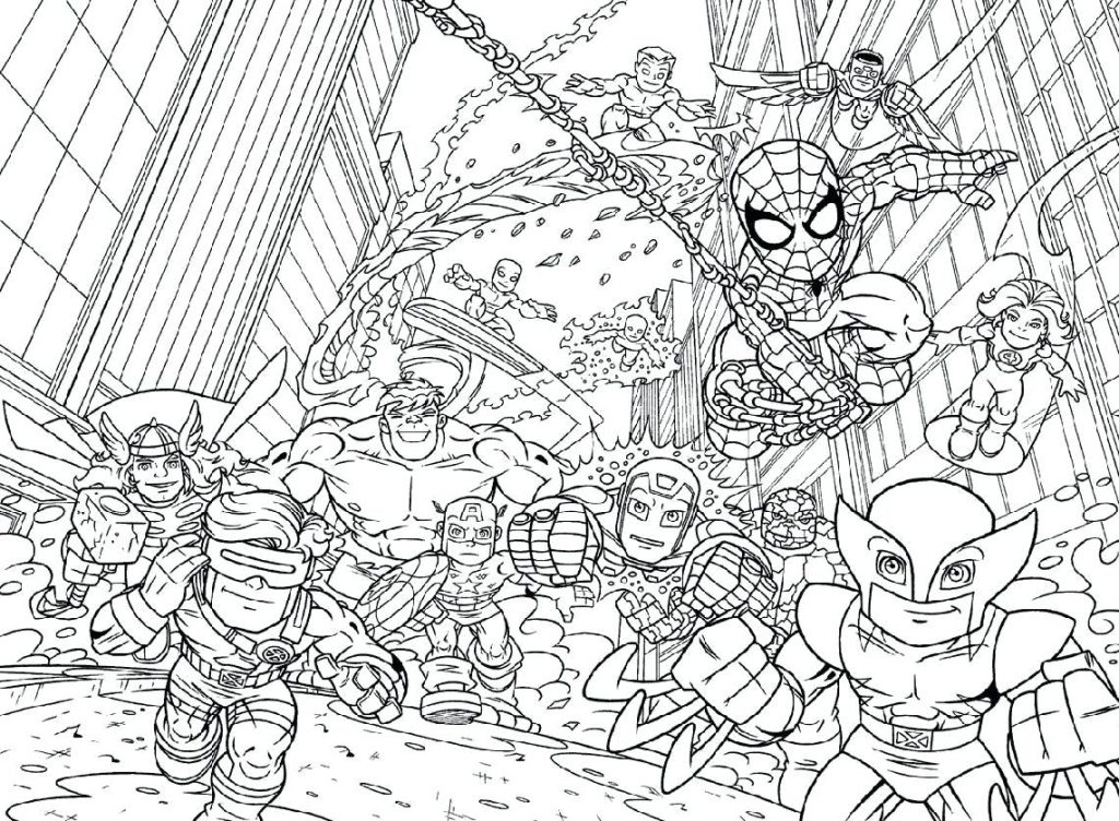 Very Detailed Coloring Pages