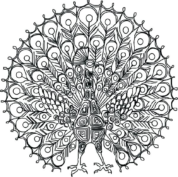600x597 Hard Animal Coloring Pages Printable Hard Coloring Page Animal