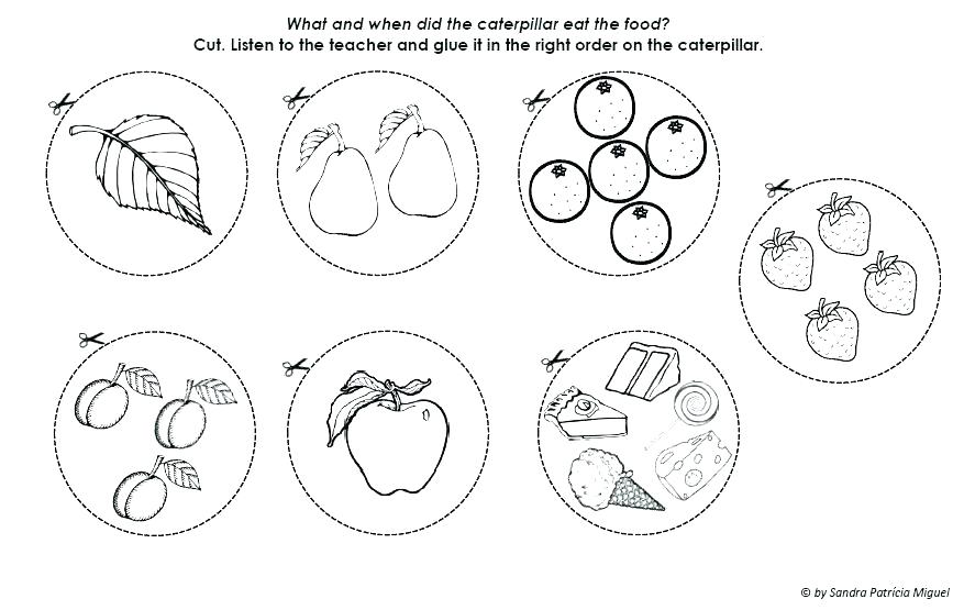 877x555 Hungry Caterpillar Coloring Pages Very Hungry Caterpillar Coloring