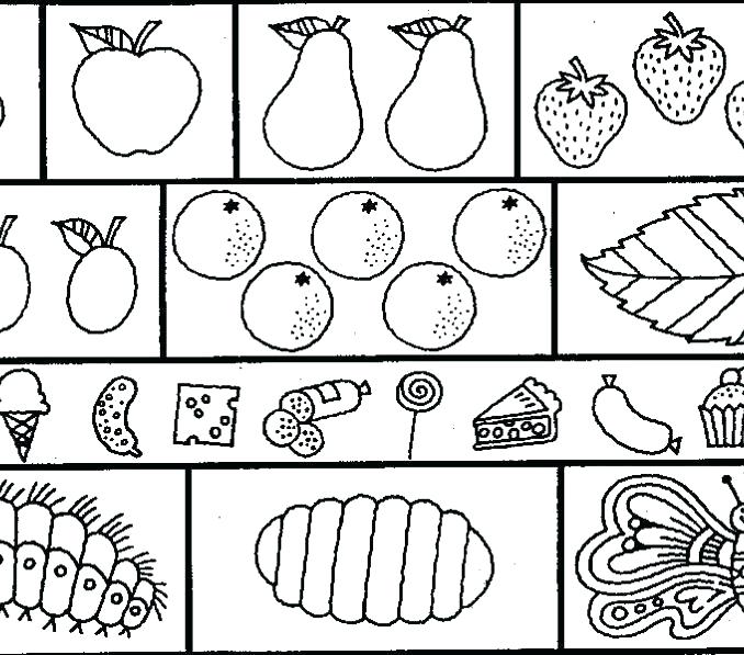 678x597 Caterpillar Coloring Page The Very Hungry Caterpillar Coloring