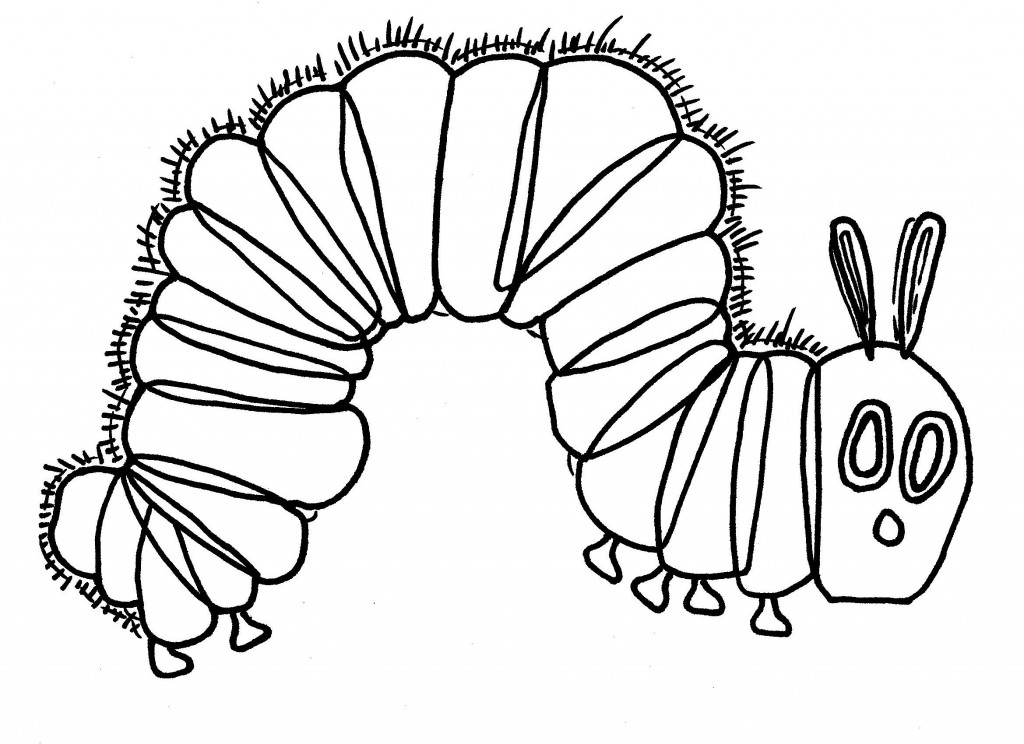 1024x744 Caterpillar Pictures To Print Hungry Caterpillar Coloring Pages