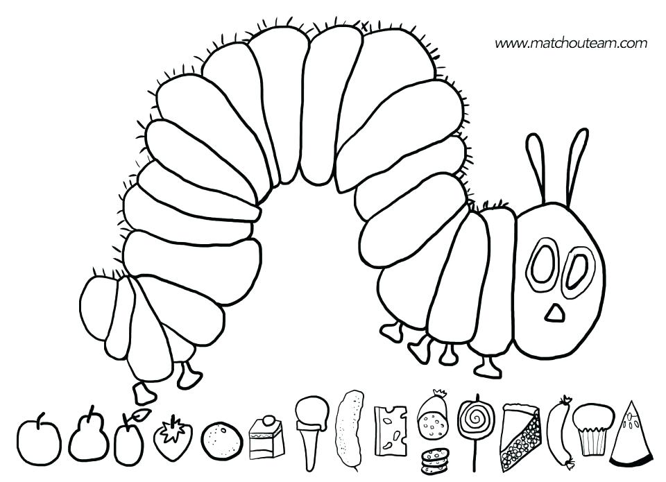 960x695 The Very Hungry Caterpillar Coloring Pages Printables Very Hungry